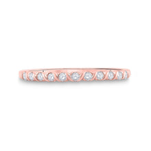 Load image into Gallery viewer, Rose Gold Diamond Stacking Band: A Dazzling Delight - Splendid Jewellery