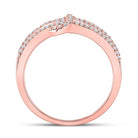 Rose Gold Infinity Sparkle Diamond Fashion Ring - Splendid Jewellery