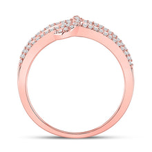 Load image into Gallery viewer, Rose Gold Infinity Sparkle Diamond Fashion Ring - Alternate view 2 from Splendid Jewellery