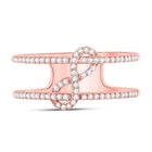 Rose Gold Infinity Sparkle Diamond Fashion Ring - Alternate view 4 from Splendid Jewellery