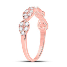 Load image into Gallery viewer, Rose Gold Teardrop Diamond Stackable Band - Radiant Elegance - Splendid Jewellery