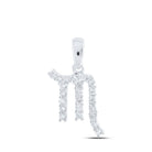 Scorpio Splendor: 10kt White Gold Diamond Zodiac Pendant - Splendid Jewellery