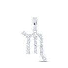 Scorpio Splendor: 10kt White Gold Diamond Zodiac Pendant - Splendid Jewellery