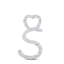Load image into Gallery viewer, Serenity's Sparkling Diamond S Pendant - Splendid Jewellery
