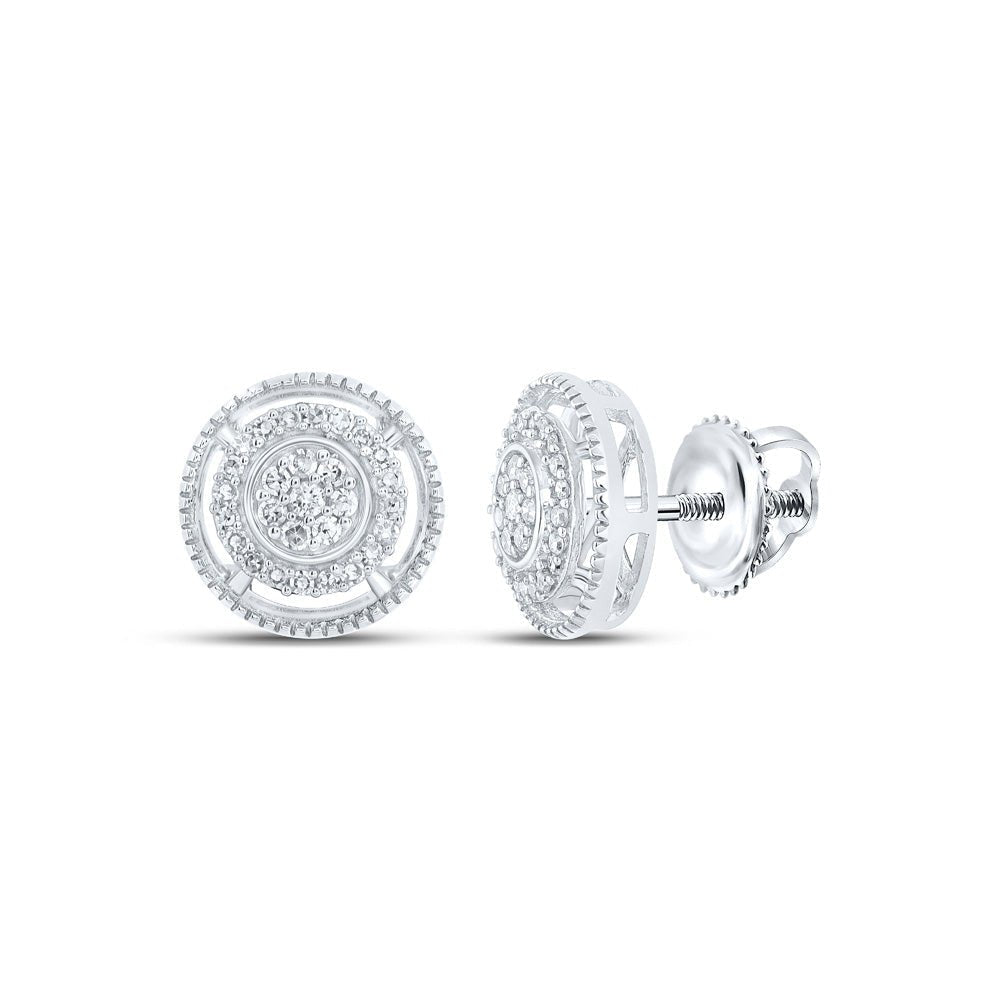 Sparkling Circle of Brilliance Diamond Earrings - Splendid Jewellery