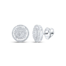Load image into Gallery viewer, Sparkling Circle of Brilliance Diamond Earrings - Splendid Jewellery