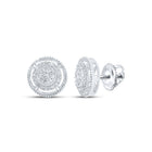 Sparkling Circle of Brilliance Diamond Earrings - Splendid Jewellery