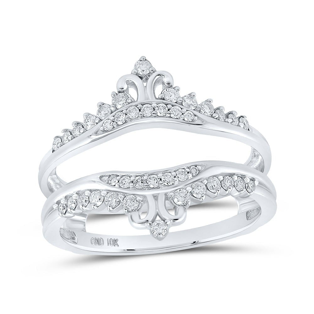 Sparkling Diamond Accent Wedding Band Enhancer - Splendid Jewellery