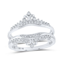 Load image into Gallery viewer, Sparkling Diamond Accent Wedding Band Enhancer - Splendid Jewellery