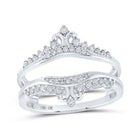 Sparkling Diamond Accent Wedding Band Enhancer - Splendid Jewellery
