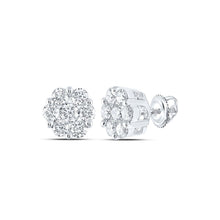 Load image into Gallery viewer, Sparkling Diamond Blossom Earrings - Splendid Jewellery