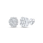 Sparkling Diamond Blossom Earrings - Splendid Jewellery