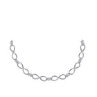 Sparkling Diamond Delight: 10kt White Gold Women's Round Diamond Fashion Bracelet 1/4 Cttw Top view from the 10Kt White Gold Womens Round Diamond Fashion Bracelet 1 4 Cttwpin63244 collection by Splendid Jewellery