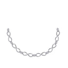 Sparkling Diamond Delight: 10kt White Gold Women's Round Diamond Fashion Bracelet 1/4 Cttw - Splendid Jewellery
