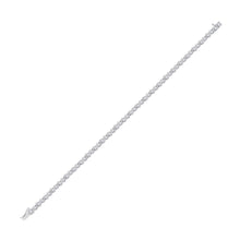 Load image into Gallery viewer, Sparkling Diamond Delight: 10kt White Gold Women's Round Diamond Tennis Bracelet 2 Cttw - Splendid Jewellery
