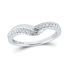 Sparkling Diamond Elegance Stackable Band - Splendid Jewellery