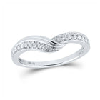 Sparkling Diamond Elegance Stackable Band - Splendid Jewellery