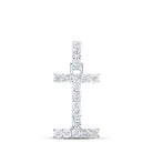 Sparkling Diamond Initial Pendant in 10kt White Gold - Splendid Jewellery