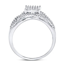 Load image into Gallery viewer, Sparkling Diamond Twist Cluster Ring - Splendid Jewellery