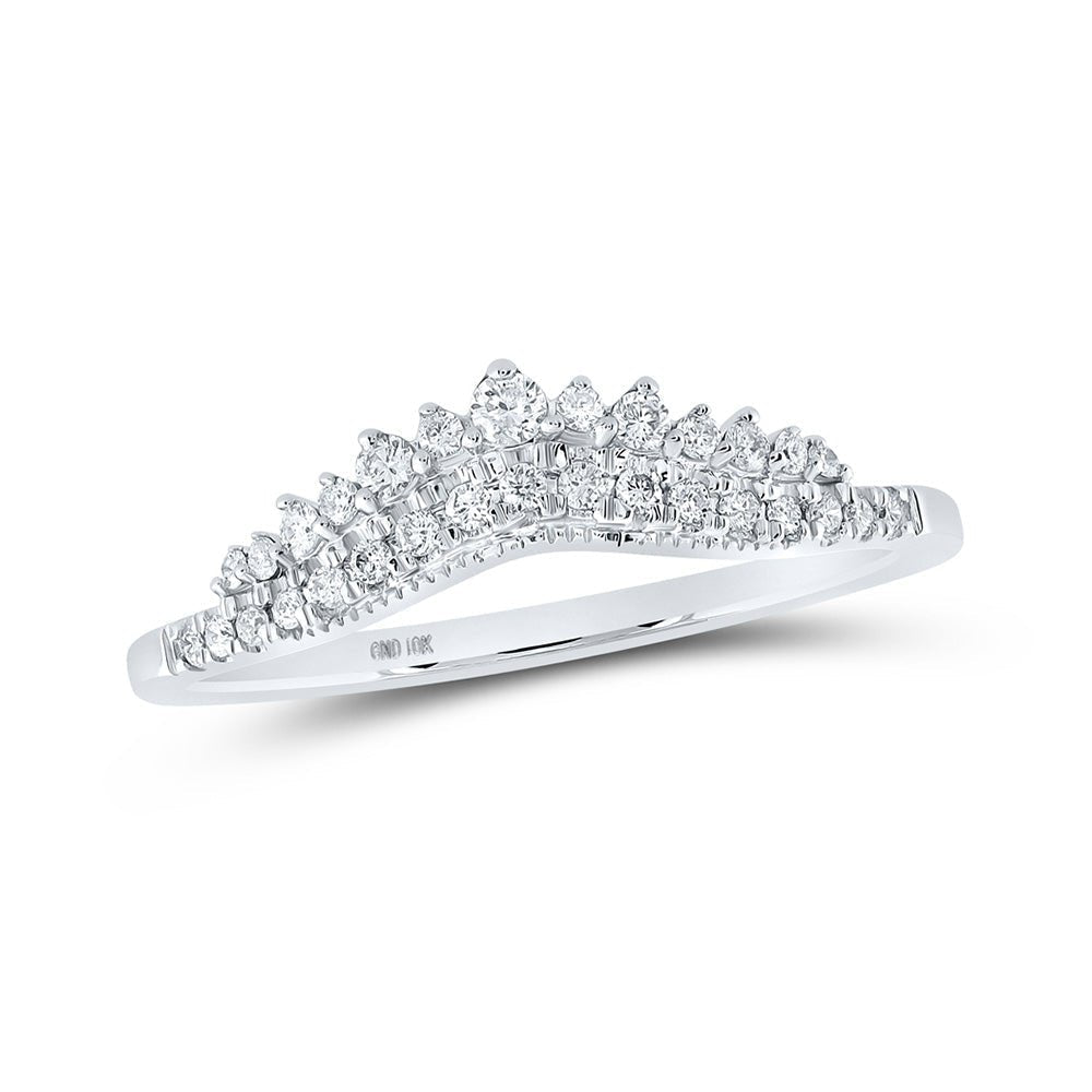 Sparkling Diamond Wedding Band Enhancer - 10kt White Gold - Splendid Jewellery