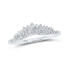 Sparkling Diamond Wedding Band Enhancer - 10kt White Gold - Splendid Jewellery