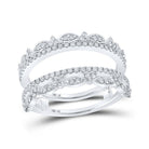 Sparkling Diamond Wrap Enhancer Wedding Band - Splendid Jewellery