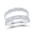 Sparkling Diamond Wrap Enhancer Wedding Band - Splendid Jewellery
