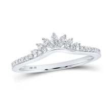 Load image into Gallery viewer, Sparkling Elegance: 10kt White Gold Diamond Enhancer Wedding Band - Splendid Jewellery