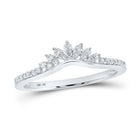 Sparkling Elegance: 10kt White Gold Diamond Enhancer Wedding Band - Splendid Jewellery