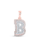 Sparkling Gold and Diamond Initial Pendant - Splendid Jewellery