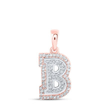 Load image into Gallery viewer, Sparkling Gold and Diamond Initial Pendant - Splendid Jewellery