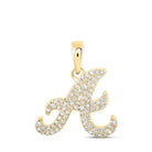Sparkling Gold Diamond Initial Pendant - Personalize Your Style with Elegance - Splendid Jewellery
