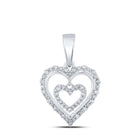 Sparkling Love Affair Diamond Pendant - Splendid Jewellery