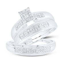 Load image into Gallery viewer, Sparkling Love Story Wedding Set - Alternate view 1 from Splendid Jewellery