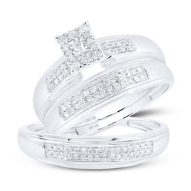 Sparkling Love Story Wedding Set - Alternate view 1 from Splendid Jewellery