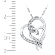 Load image into Gallery viewer, Sparkling Love Symphony Pendant  Side View from Splendid Jewellery