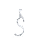 Sparkling Serenity Diamond Initial Pendant - Splendid Jewellery