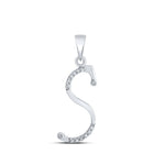 Sparkling Serenity Diamond Initial Pendant - Splendid Jewellery