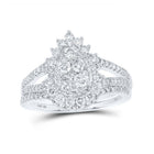 Sparkling Tears Bridal Wedding Ring Set - Splendid Jewellery