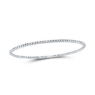 Sparkling White Gold Diamond Bangle Bracelet - 1 - 1/3 Cttw - Splendid Jewellery - Splendid Jewellery