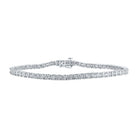 Sparkling White Gold Diamond Link Bracelet for Men - 1 - 1/3 Cttw - Splendid Jewellery