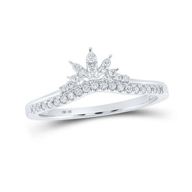 Sparkling White Gold Diamond Wedding Band Enhancer - 1/6 Cttw - Splendid Jewellery