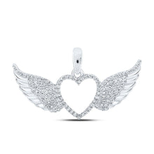 Load image into Gallery viewer, Sparkling Wings of Love Diamond Pendant - Splendid Jewellery