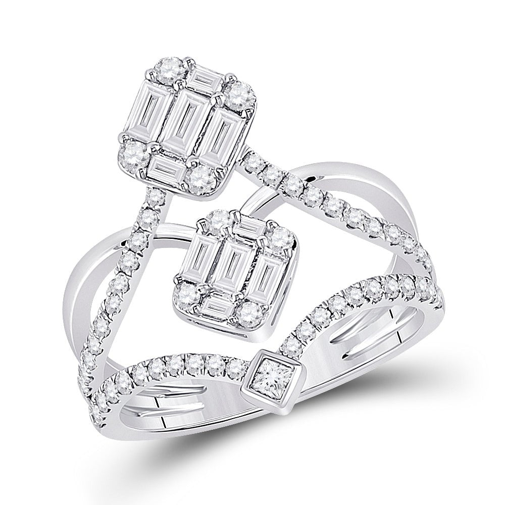 Splendid Brilliance: 14kt White Gold Women's Diamond Majesty Ring - Splendid Jewellery