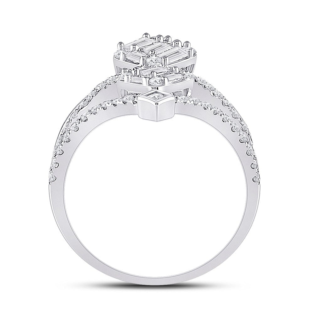 Splendid Brilliance: 14kt White Gold Women's Diamond Majesty Ring - Splendid Jewellery