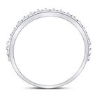 Splendid Diamond Elegance Stackable Band Top view from the 10Kt White Gold Womens Round Diamond Modern Style Stackable Band Ring 1 3 Cttwpin226924 collection by Splendid Jewellery