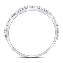 Load image into Gallery viewer, Splendid Diamond Elegance Stackable Band Side view from the 10Kt White Gold Womens Round Diamond Modern Style Stackable Band Ring 1 3 Cttwpin226924 collection by Splendid Jewellery