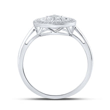 Load image into Gallery viewer, Splendid Jewellery 10kt White Gold Circle of Brilliance Diamond Fashion Ring - Splendid Jewellery