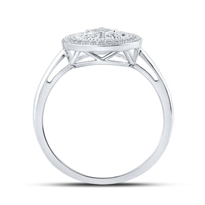 Splendid Jewellery 10kt White Gold Circle of Brilliance Diamond Fashion Ring - Splendid Jewellery