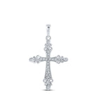 Splendid Jewellery 10kt White Gold Diamond Cross Pendant - Splendid Jewellery